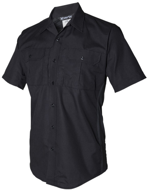 Vertx VTX8100BK Phantom LT Short Sleeve Shirt, Black