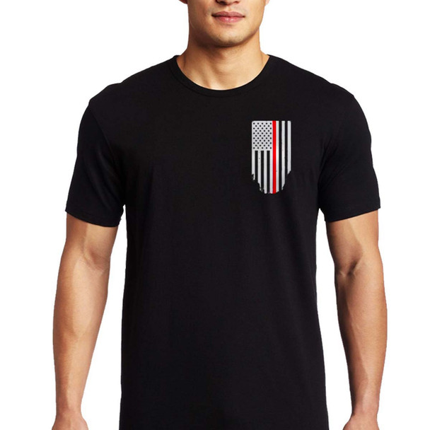 Thin Red Line Men's Flag T-Shirt