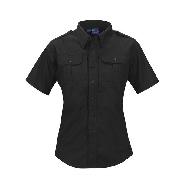 Propper F530450001 Womens Short Sleeve Tactical Shirt, Black