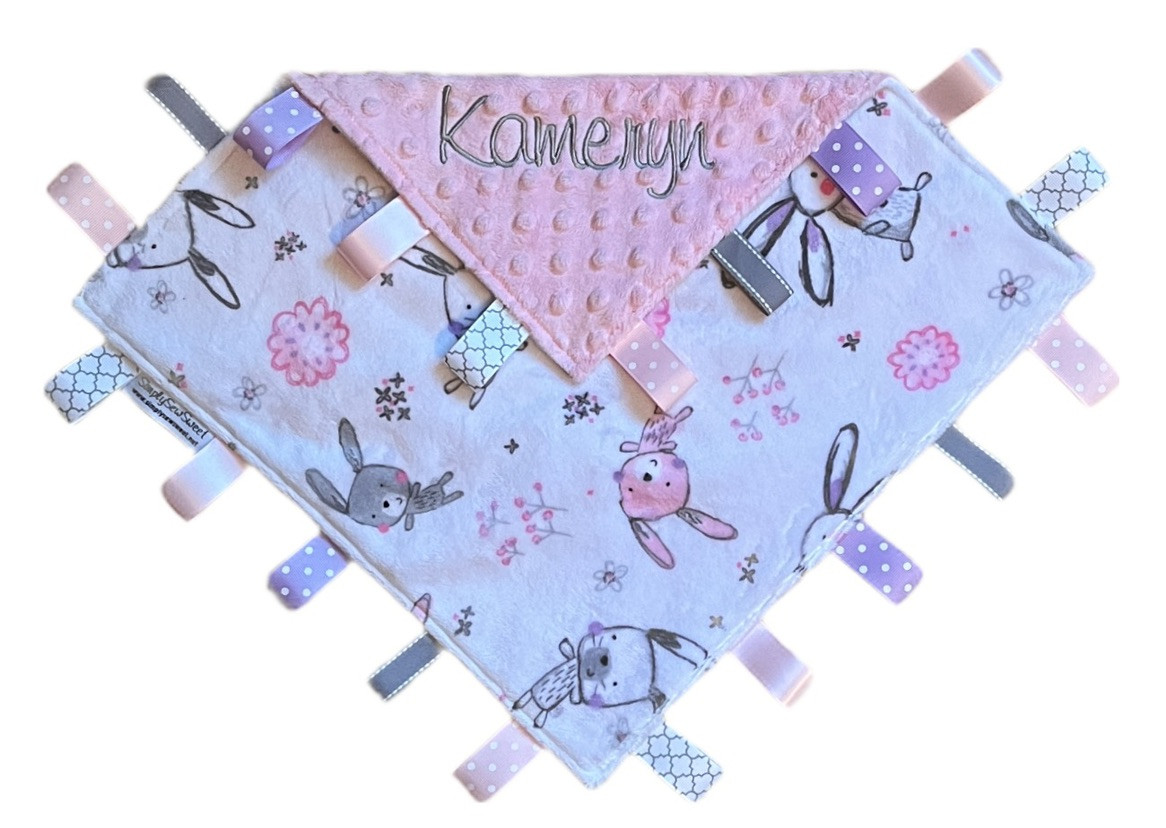 14 x 14 Ribbon Sensory Blanket Simply Sew Sweet