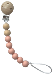 Peach Silicone Pacifier/Toy Clip Peach Silicone Pacifier/Toy Clip