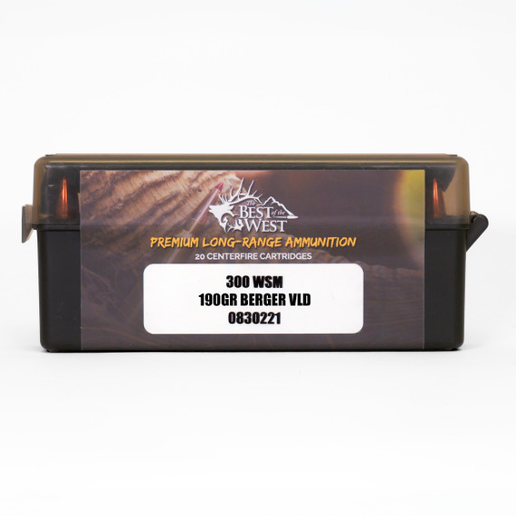 300 WSM | 190gr Berger VLD