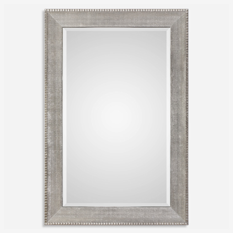 Leiston Metallic Silver Mirror