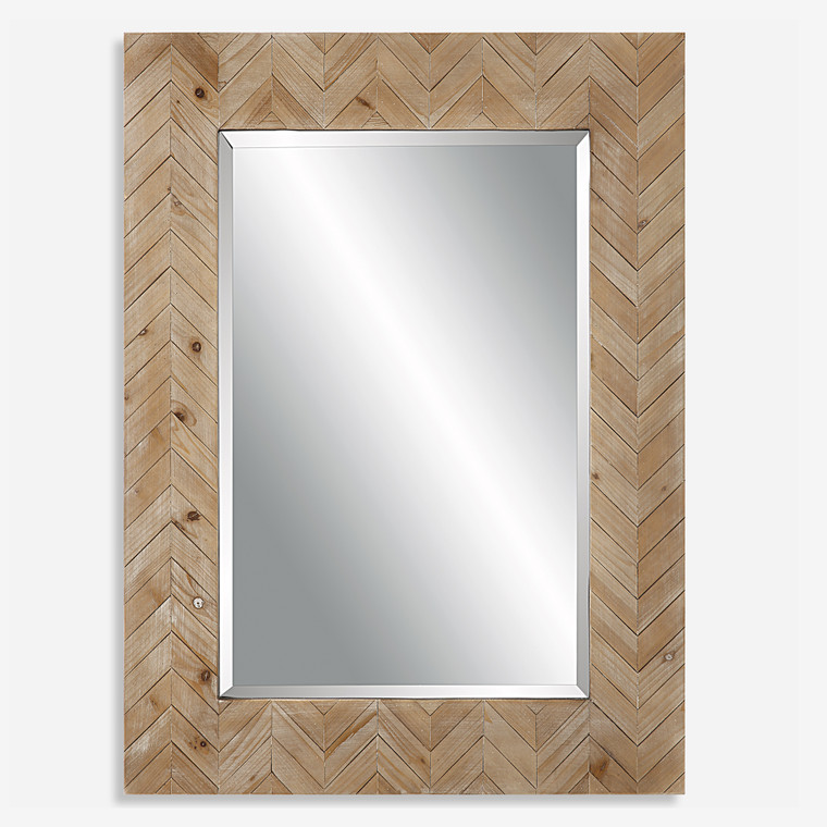 Demetria Wooden Mirror, Small