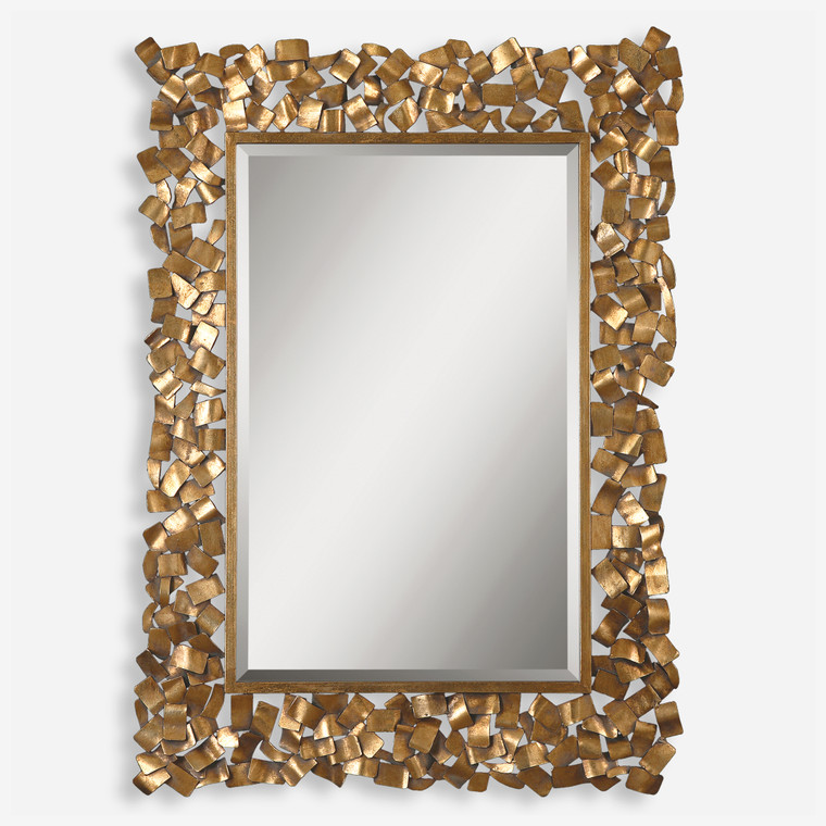 Capulin Antique Gold Mirror