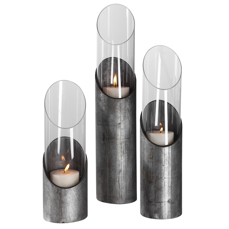 Karter Candleholders, Set of 3