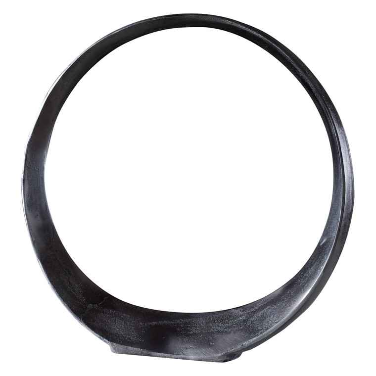 Orbits Ring Sculpture, Large, Black Nickel