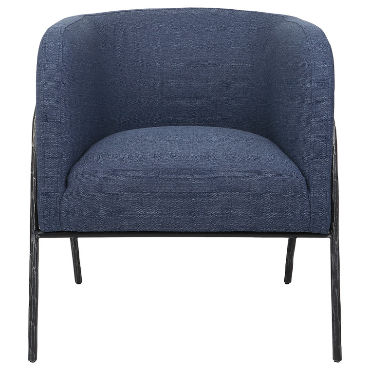 Jacobsen Denim Barrel Chair