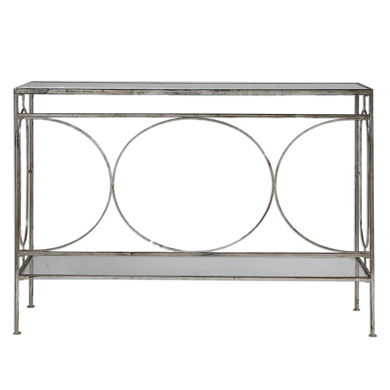 Luano Silver Console Table