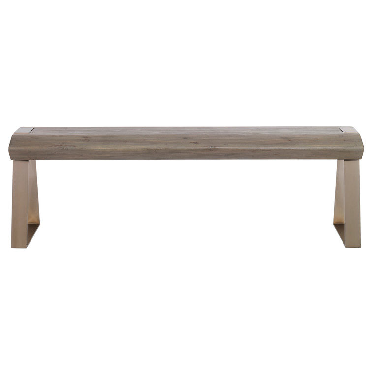 Acai Light Gray Bench