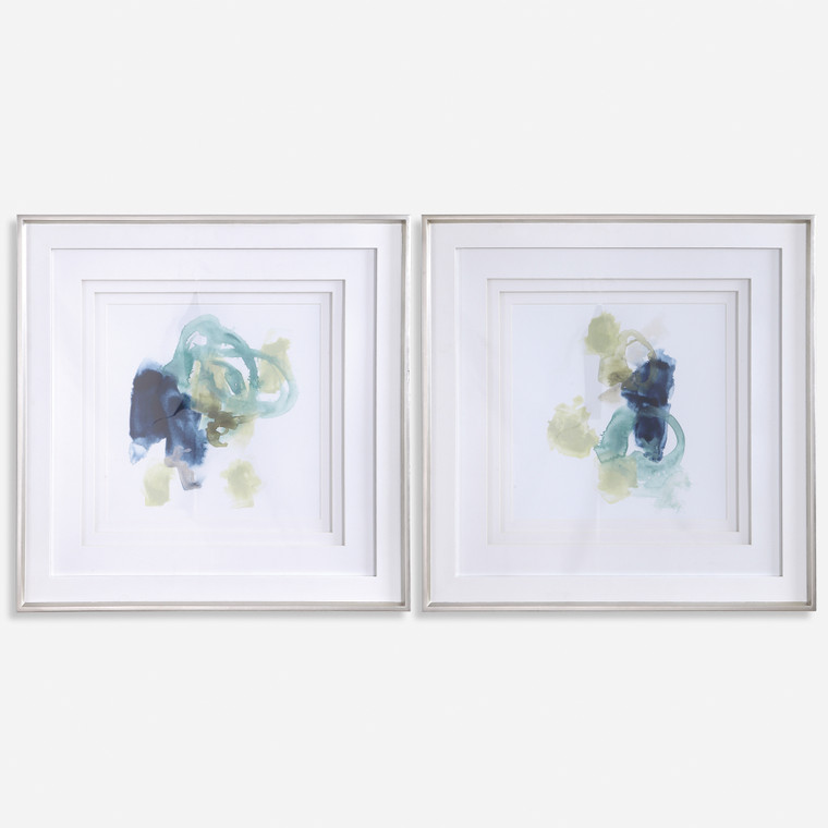 Integral Motion Framed Prints, Set of 2