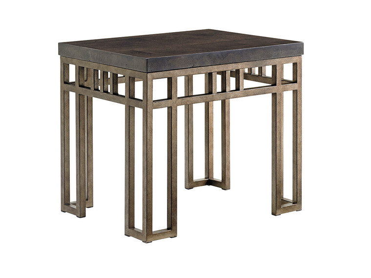 Montera Travertine End Table