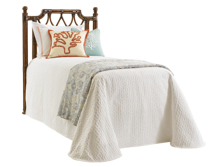 Island Breeze Rattan Headboard - Twin Headboard