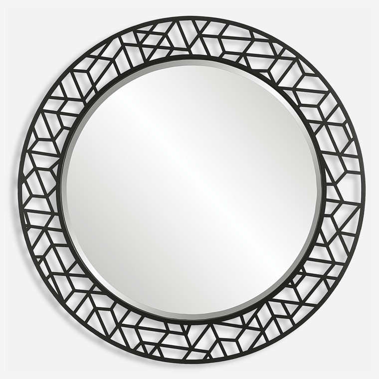 Mosaic Round Mirror