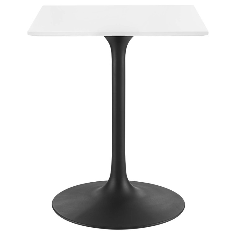 Lippa 24" Square Dining Table | Black White