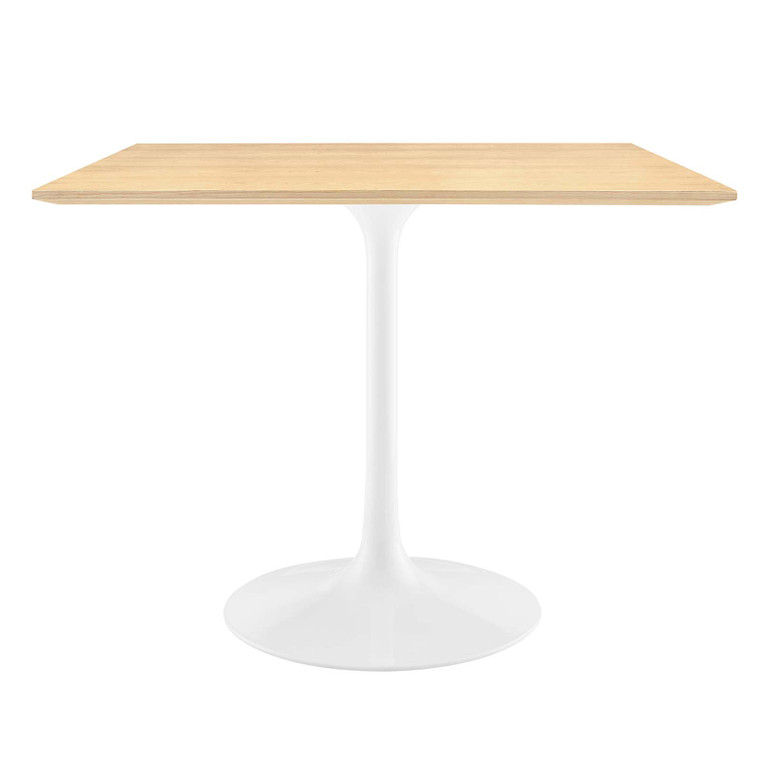 Lippa 36" Square Dining Table | White Natural