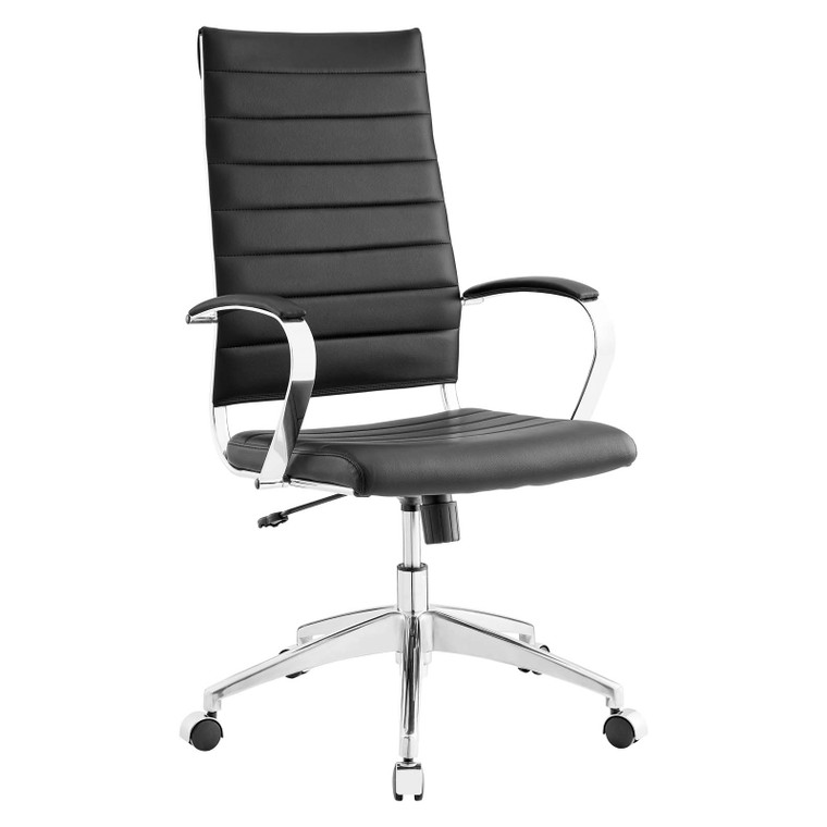 Jive Ribbed High Back Executive Office Chair in Vinyl