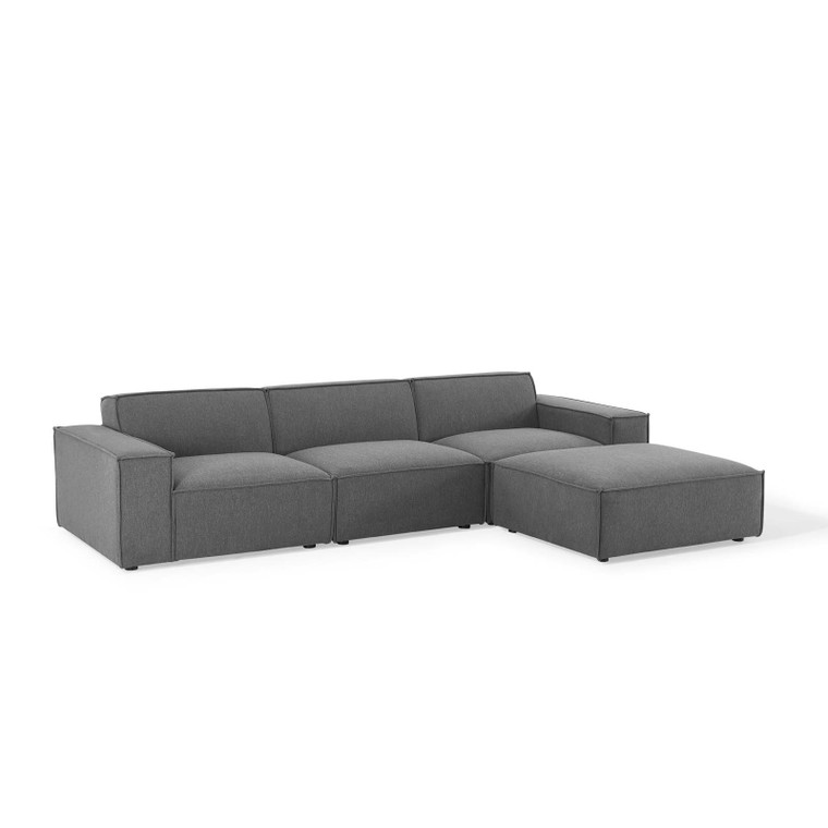 Restore 4-Piece Sectional Sofa | Ottoman + Armless Chair + Left/Right Arm Chairs
