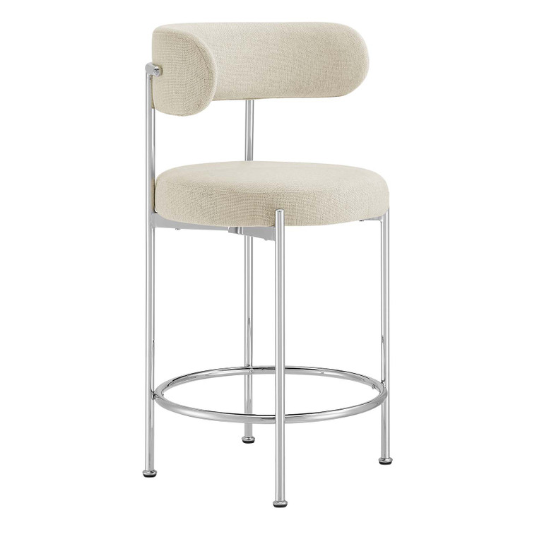 Albie Fabric Counter Stools - Set of 2