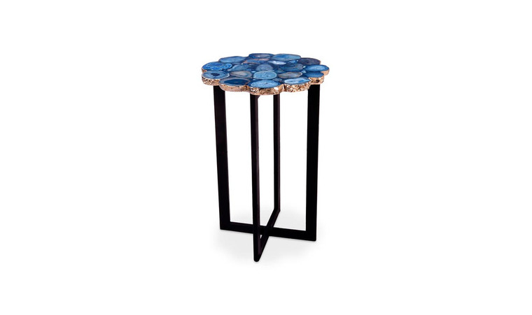 Azul Agate Accent Table