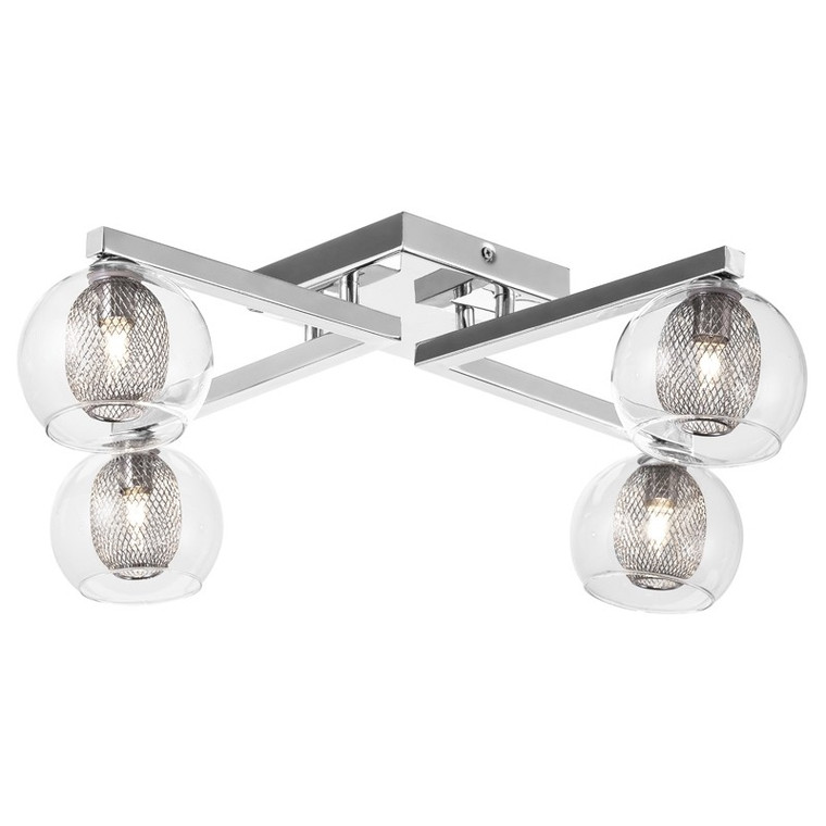 Estelle 4 Flush Mount | Clear