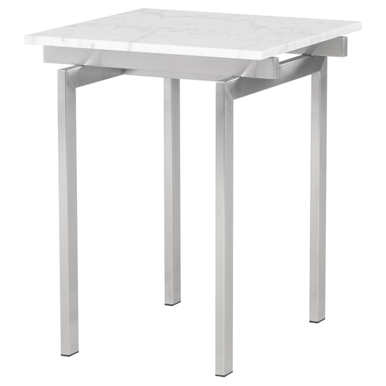 Louve Side Table | White