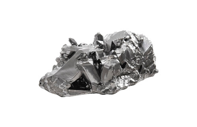 Cast Crystal Tabletop Accent | Silver