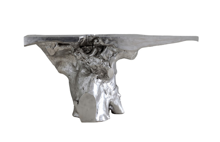 Crown Console Table | Silver
