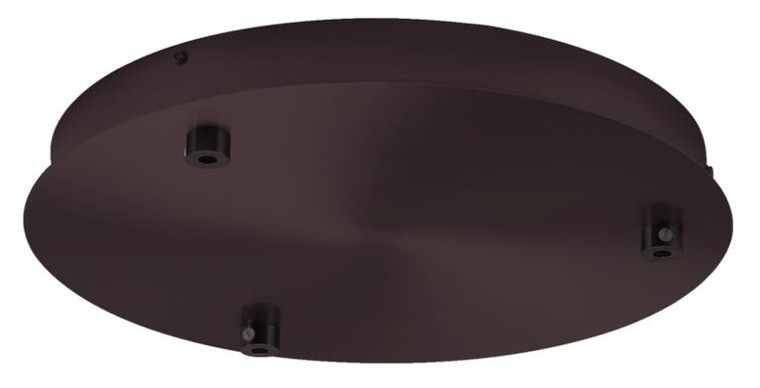 3-Hole, Round Ceiling Mount Canopy