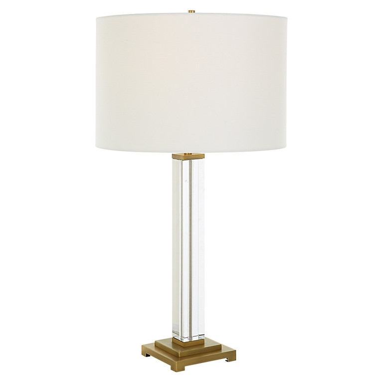 Crystal Column Table Lamp
