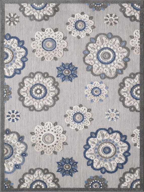 Calla 6932 Blue Suzani Area Rug