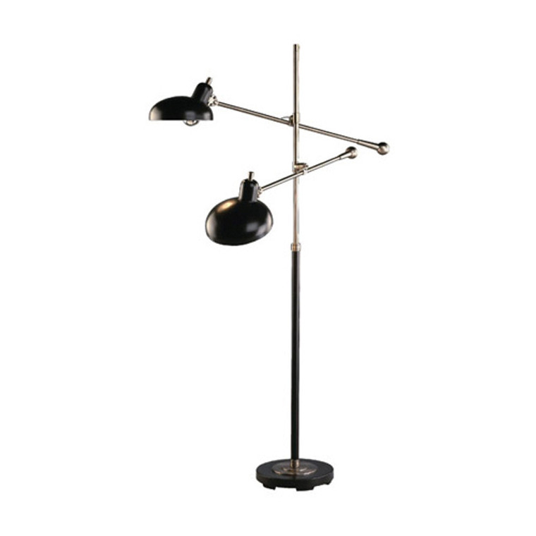 Bruno Adjustable Double-Arm Floor Lamp