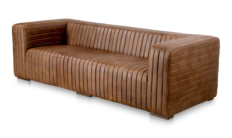 Castle Living Room leather Sofa