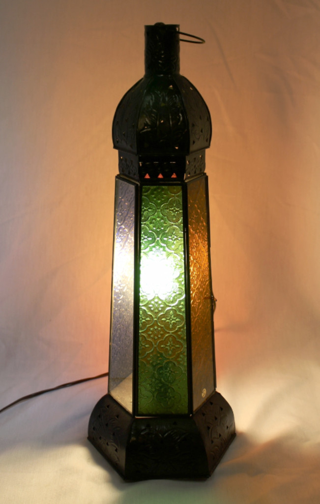 lighthouse table lamp with night light