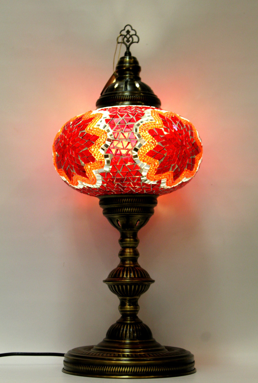 red light desk lamp