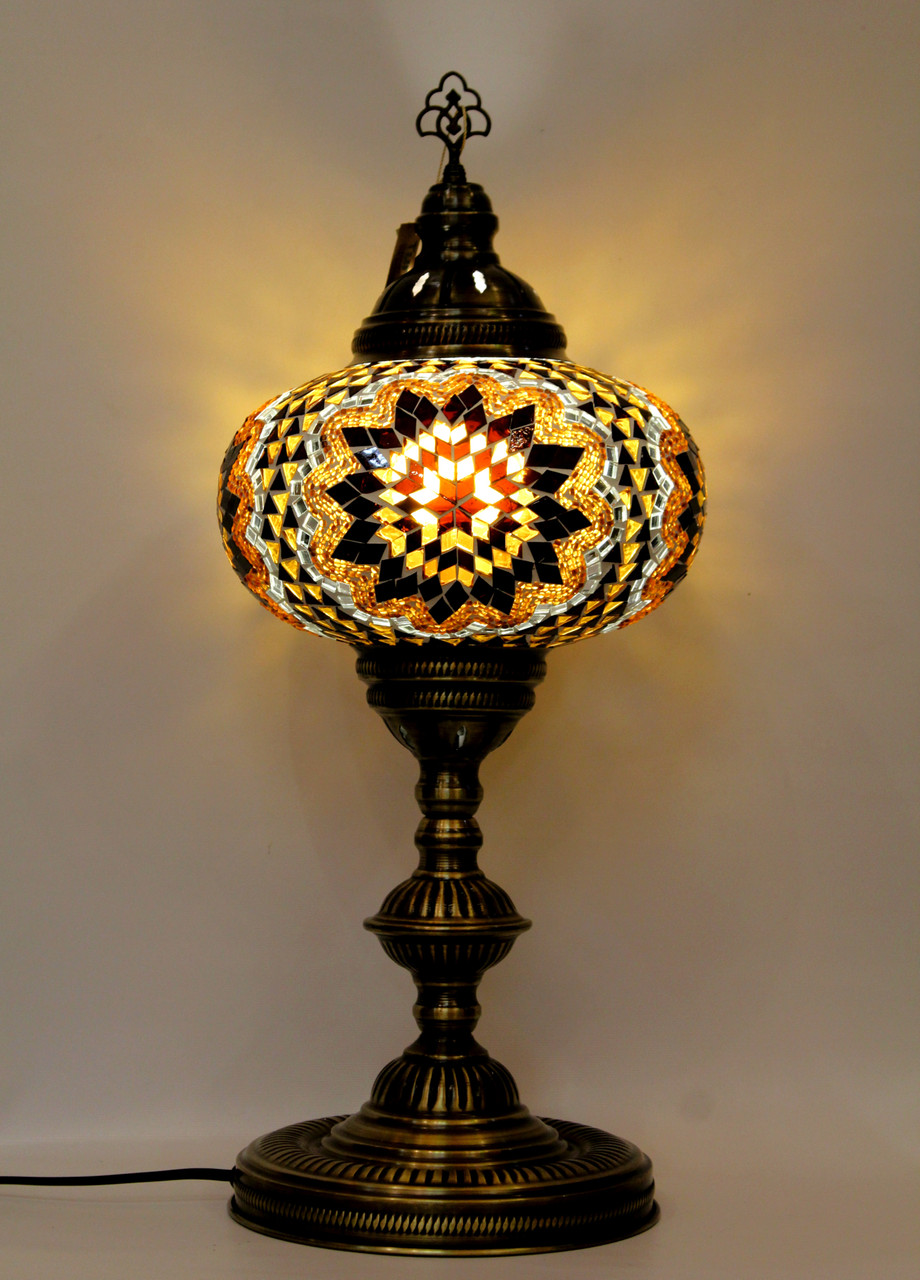 mosaic bedside lamp