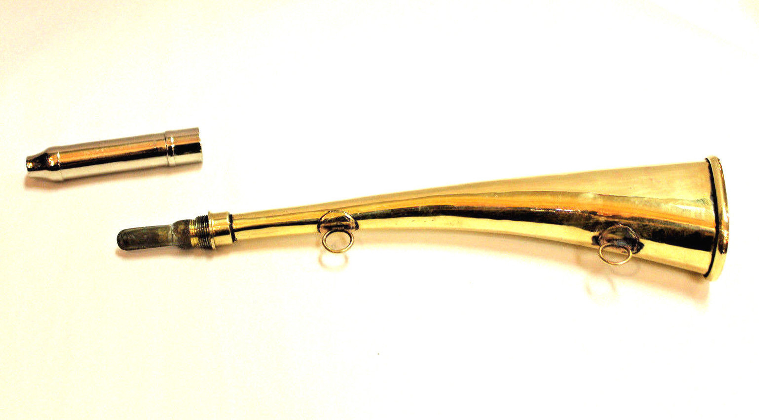 Brass Curved Reed Horn