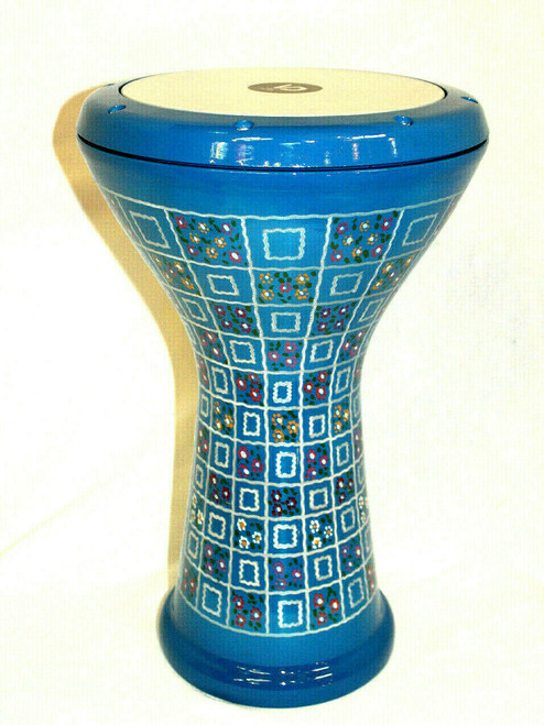 Blue Turkish Doumbek with Case