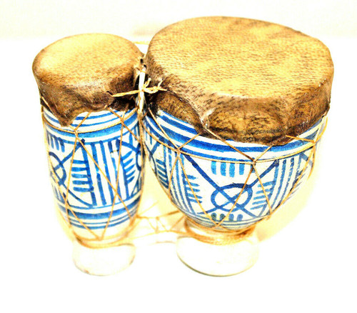 miniature drum, drum, moroccan drum, bongos, moroccan bongos, souvenir drum, drum from morocco,
