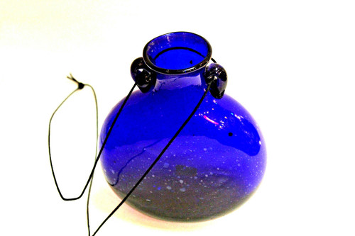 Blue Glass Vase Md