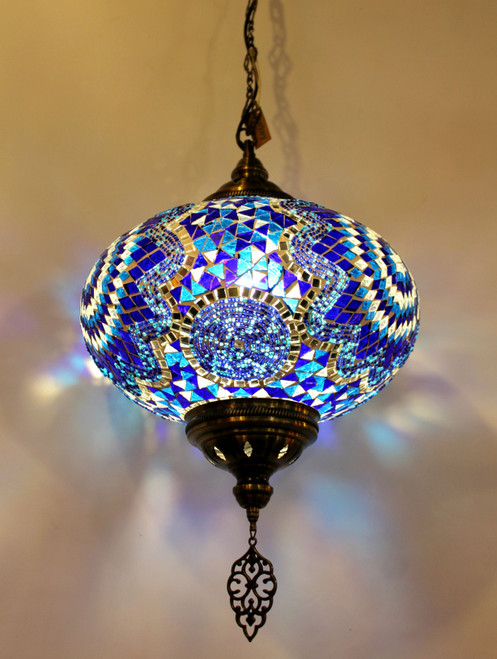 mosaic lamp, Turkish lamp, Tiffany lamp, ceiling lamp, mosaic ceiling lamp, mood light, accent light, blue ceiling  lamp, Tiffany style ceiling lamp, mosaic light fixture, ceiling lamp Tiffany style, mosaic inlay, ceiling lamp mosaic blue, blue, blue lamp, blue light fixture, mood light fixture, light fixture Tiffany style, Turkish light fixtures, Turkish lamps, mosaic lamps