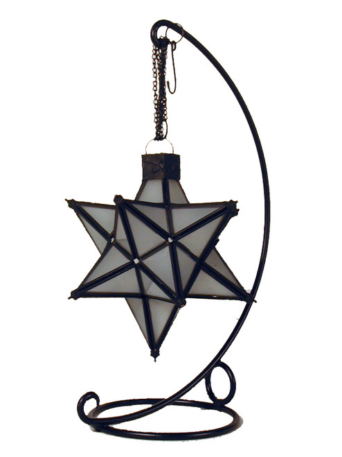 star candleholder, candleholder, candle holder, frosted glass, Small Stellated Dodecahedron, Kepler-Poinsot Polyhedron, 12 points star