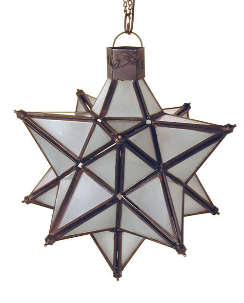 Moroccan Star CandleHolder Gift Small Stellated Dodecahedron Regular Polyhedron 