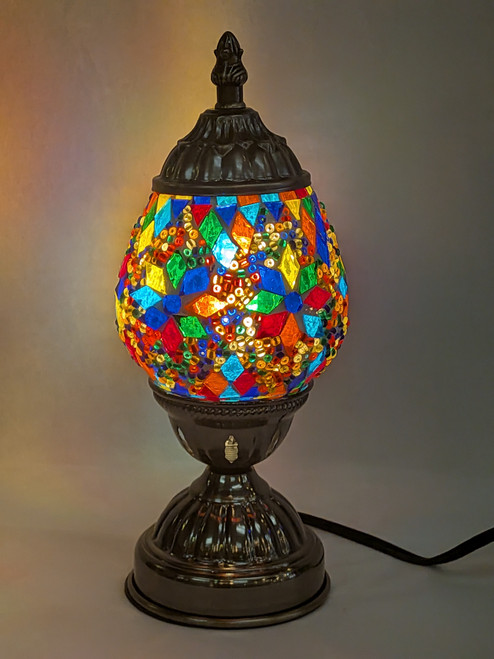 mosaic lamp, table lamp, tiffany style lamp, turkish lamps, accent light, handmade lamp,