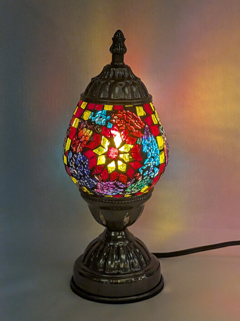 mosaic lamp, table lamp, tiffany style lamp, turkish lamps, accent light, handmade lamp,