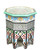 moroccan coffee table, moroccan furniture, moroccan table, high-end furniture, moroccan home decor, exclusive furniture, handmade furniture, side table, silver corner table, moroccan design, moroccan style, moroccan home decor, corner table, accent table, moroccan side table, side table silver, side table,  painted table, side table painted, side table with design, side table with pained design