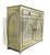 moroccan cabinet, moroccan armoire, moroccan home decor, metal furniture, large cabinet, tv cabinet, moroccan tv cabinet, moroccan sideboard, high-end furniture, luxe furniture, metal furniture, silver furniture, moroccan dresser, moroccan nightstand, moroccan cupboard, silver cupboard, silver dresser,