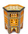 moroccan side table, moroccan furniture, moroccan table, high-end furniture, moroccan home decor, exclusive furniture, handmade furniture, side table, orange corner table, moroccan design, moroccan style, moroccan home decor, end table, accent table, moroccan painted table, side table orange, side table,  painted table, side table painted, side table with design, side table with pained design, hexagon table, painted orange table, moucharabi table, moroccan moucharani table, moucharabie table, orange, moucharabi table orange