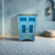 Moroccan cabinet, blue cabinet, blue sideboard, painted furniture, cupboard, kitchen furniture, unique furniture, handmade furniture,