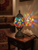 mosaic lamp, table lamp, tiffany style lamp, turkish lamps, accent light, handmade lamp,